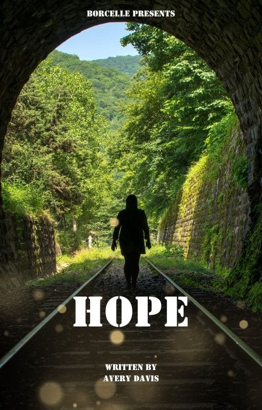 Poster for 'Hope' by James Brouillard: A captivating image with vibrant colors and bold typography, conveying a sense of optimism and inspiration.